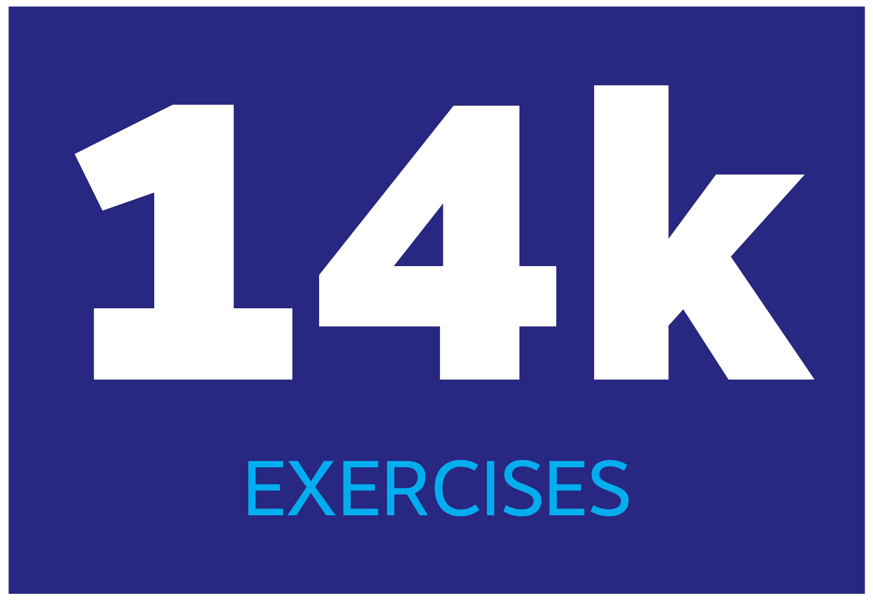 14,000 Exercises