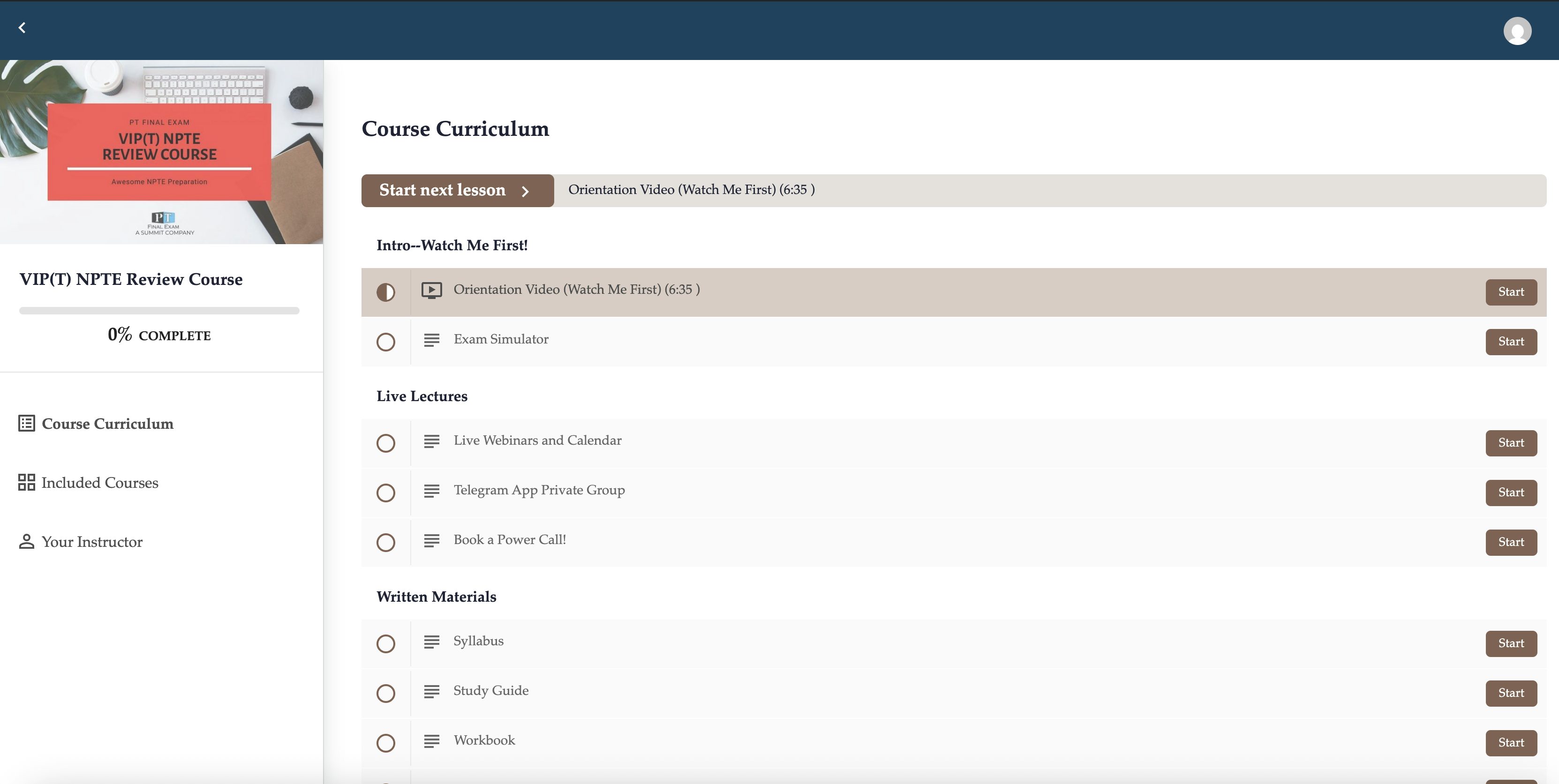 NPTE prep platform carousel image 1