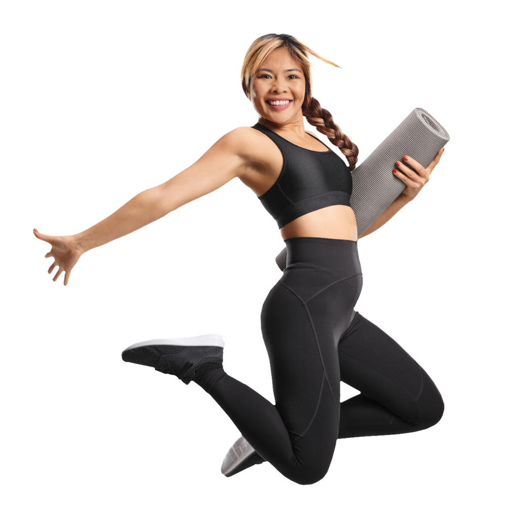 Woman doing yoga pose