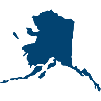 Alaska map outline