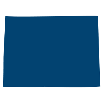 Colorado map outline