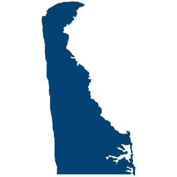 Delaware map outline