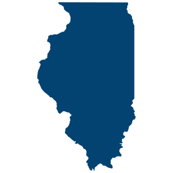 Illinois map outline