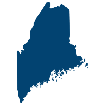 Maine map outline