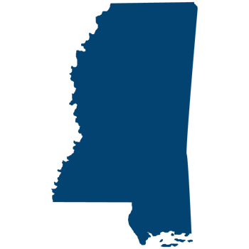 Mississippi map outline