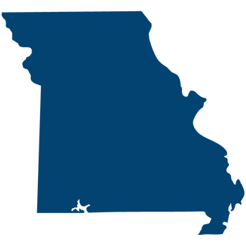Missouri map outline