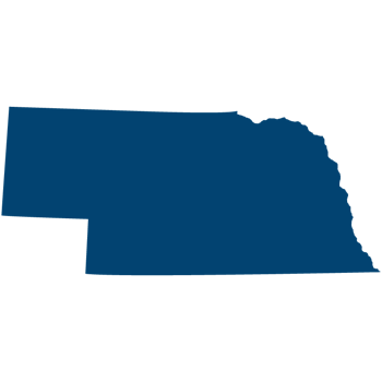 Nebraska map outline
