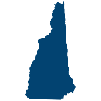 New Hampshire map outline