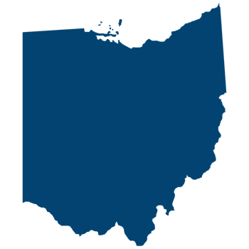 Ohio map outline