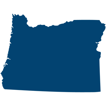 Oregon map outline