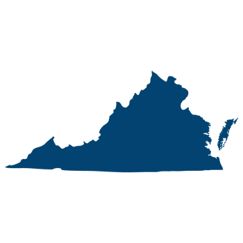 Virginia map outline