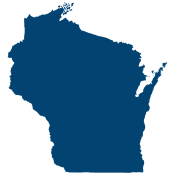Wisconsin map outline