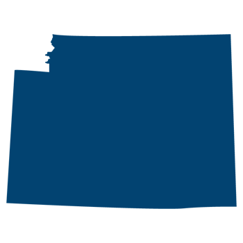 Wyoming map outline