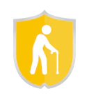 Geriatric certificate series icon